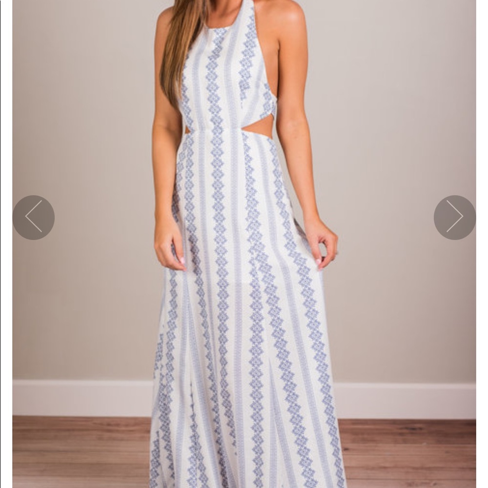 Tie Halter Dress